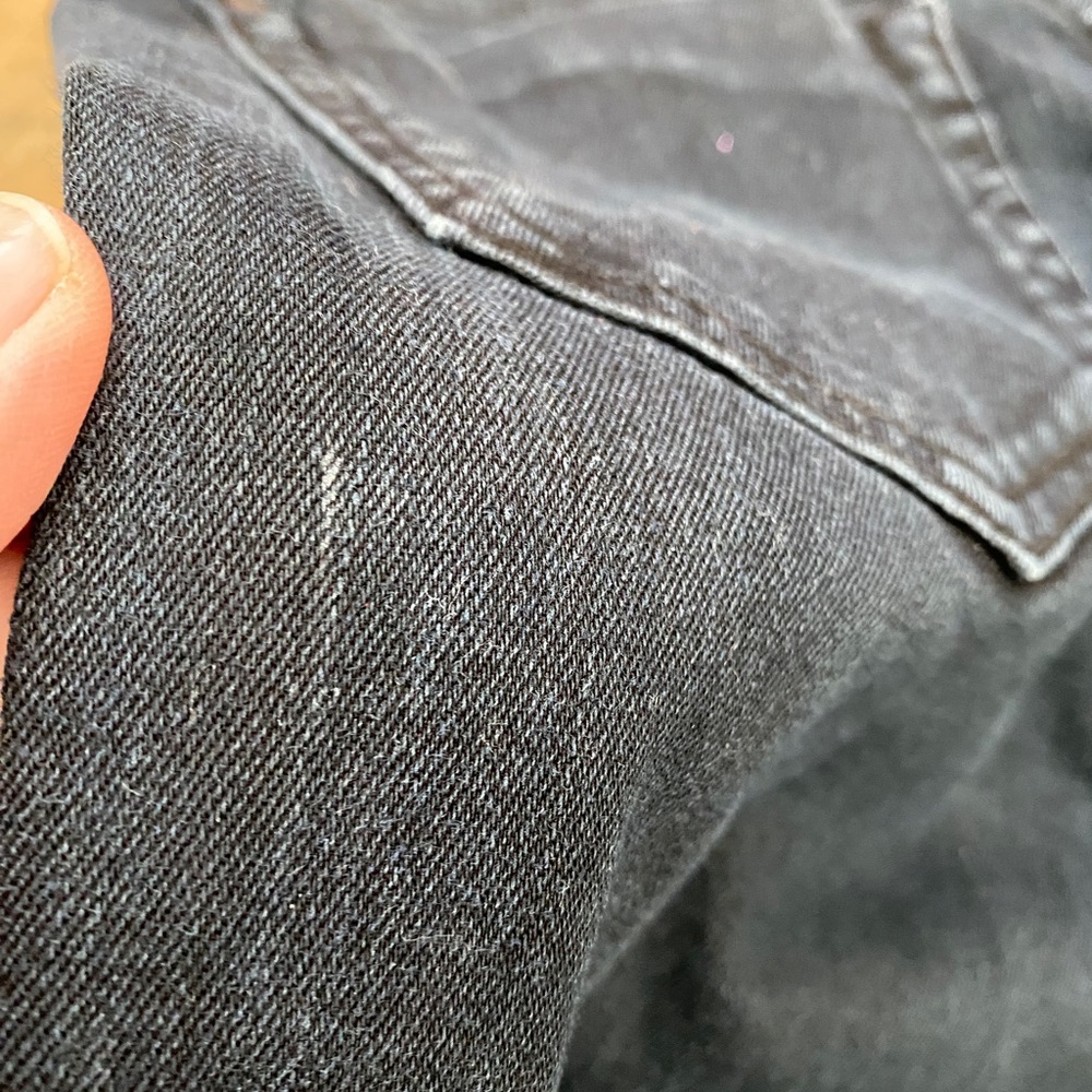 RW & Co. black/blue high rise skinny jeans. - Picture 8 of 9